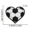 oly-d2de93e71164f2ee443a88e5bdc8ef03 Wholesale Chic Heart Embroidered Patch Set - Cartoon Basketball Football Sports Patches for Headwear Clothing Decorative Fashion Accessory