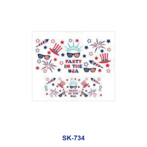 SK-734 / 8pcs / 9cm