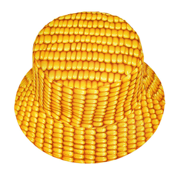 oly-d2e983f5eb66b269d8bd68e155d0e099 Wholesale Corn Pattern Reversible Bucket Hat Trendy Sun Protection Hat for Everyday Use and Gift