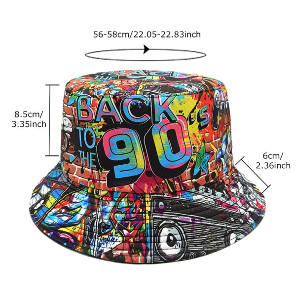 Wholesale Retro 90s Cassette Tape Fisherman Hat Unisex Summer Sun Hat