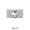 oly-d316a21082762568403fdcba9ddc4c67 Wholesale 5pcs Cool Silver Light Blue Minimalist Christmas Bauble Bow Snowflake Star Snowman Santa Leaf Grid Mixed Decor Prints 16oz Cup UV DTF Wraps