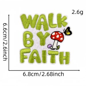 Cartoon english cloth sticker 13#