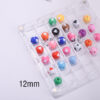 oly-d3468d702db6fdbca43ae6d80d007ecc Wholesale Light Luxury Style Acrylic Heart Beads 12mm Mixed Colors DIY Jewelry Accessory for Everyday Wear or Gift