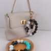 Wholesale Silicone Cross Keychain Bracelet Trendy Party Accessory for Resale
