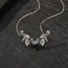 oly-d37c51f65cdf5960d9fe197990c052f7 Wholesale Devil Heart Pendant Necklace Gothic Chic Jewelry Accessory for Boutique Resale