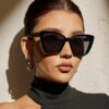 Wholesale Trendy Cat-Eye Sunglasses with Resin Anti Blue Light Lenses for Women Party Fashion Accessory
