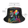 Wholesale Party Printed Bucket Hat with English Letters Sun Protection Casual Beach Hat