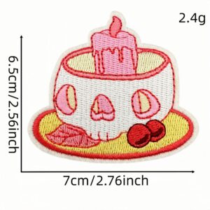 Pink series cloth stickers 3 #