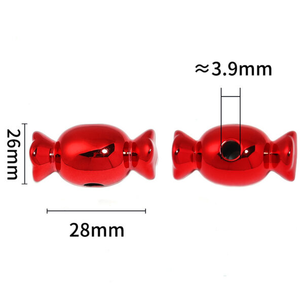 oly-d3d4433ab9408ea53cda5f70aaeb00ab Wholesale Acrylic Electroplated Christmas Candy Loose Beads DIY Phone Chain Jewelry Accessory