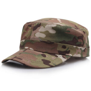 Wholesale Camouflage Flat Cap Fashion Accessory Gift for Men Women