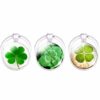 Wholesale Trendy Four Leaf Clover Keychain Metal Electroplating Fashion Accessory for Resale