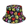 Wholesale Trendy Cat Paw Pattern Bucket Hat Reversible Double Sided Sun Protection for Party Boutique Resale