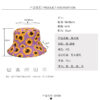 oly-d41200e785565b50ce60c11f0b79c63c Wholesale Chic Sunflower Print Fisherman Hat Summer Sun Hat for Men Women