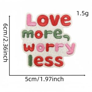 Trendy pattern slogan cloth sticker 9#