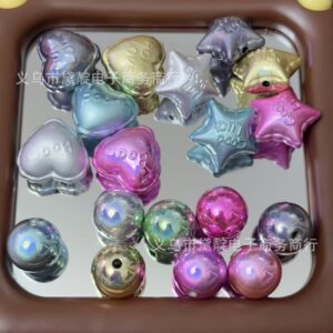 Wholesale Acrylic Light Bulb Beads for DIY Jewelry Making Fashion Accessory