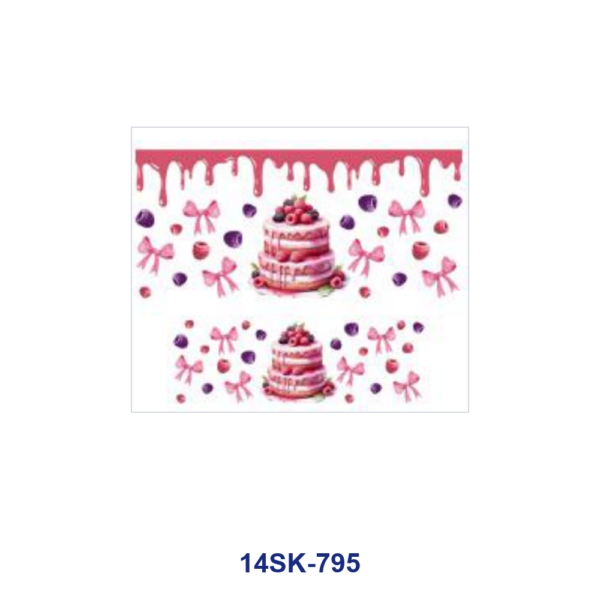 oly-d429b242fafd27c9b9a249fa3484a673 Wholesale 2/4/8pcs Watercolor Dessert Print Mini Cup Keychain Sticker