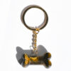 Wholesale Crystal Animal Keychain Bag Charm Amethyst Natural Stone Decorative Accessory