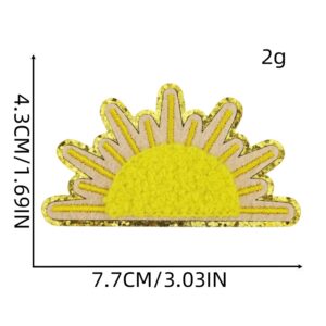 Sun cloth stickers 2#