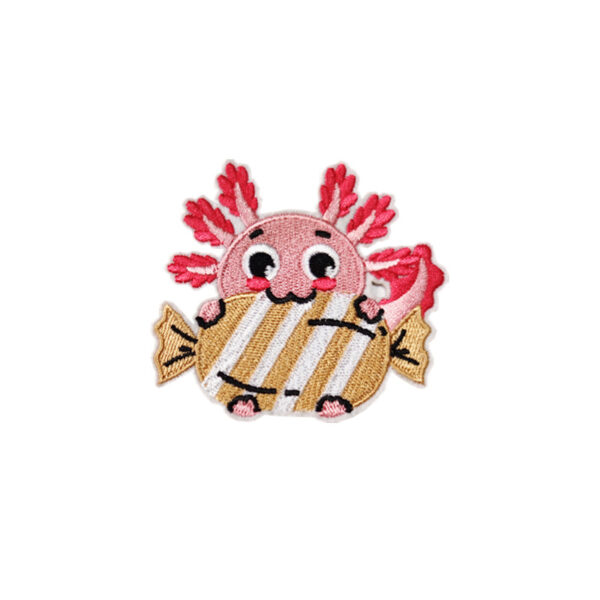 Wholesale Cute Cartoon Animal Embroidered Patches Polyester Thread Applique for Shoes Hats Fashion Accessory Gift