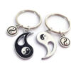 Wholesale Yin Yang Bagua Pendant Keychain Fashion Accessory Alloy Couple Gift