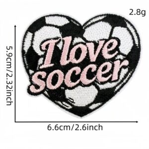 Pink soccer patch #10