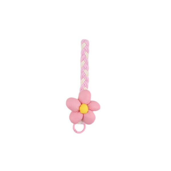 oly-d4c3354b95cce13607401d76dcb5dc99 Wholesale Sweet Flower Phone Lanyard Cotton Rope Wrist Strap Keychain Fashion Accessory Gift