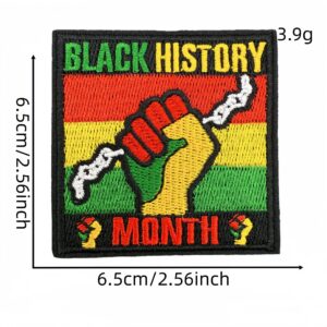 Black history month applique 8#