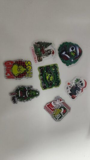 oly-d4d7f269dfe77872d592ee57d3029f41 Wholesale 30pcs Halloween Random Series Acrylic Flat Back Mbellishments Suitable for DIY Badge Reels Phone Holders