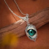 oly-d4f082dc3d7898769f70a1a5fe75db9a Wholesale Mysterious Evil Eye Design Oval Alloy Pendant Necklace Fashion Jewelry Accessory for Gift Boutique Resale