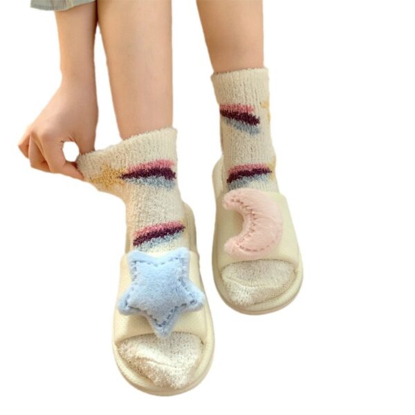 oly-d4f584a405a8a5ba5a42c3daddbd5795 Wholesale Women's Winter Mid Calf Socks Face Funny Halloween Casual Sock for Gift or Resale