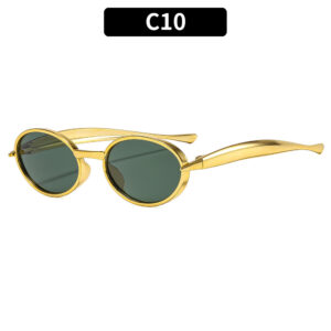 C10-gold frame dark green film