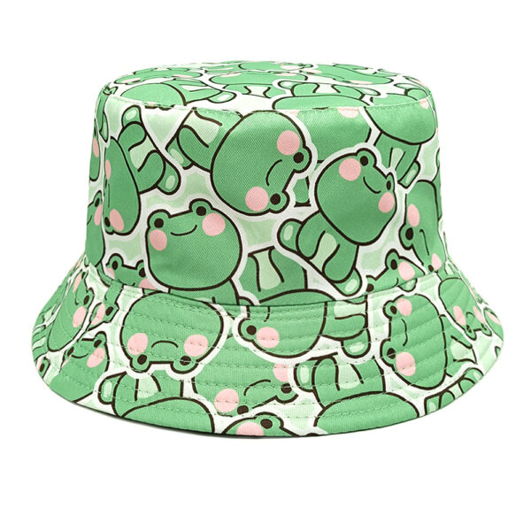 oly-d4fe80d854581470f22aa7e895cb8f6c Wholesale Trendy Cartoon Frog Bucket Hat Sun Protection Hat for Women