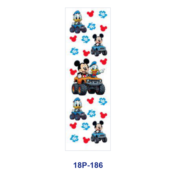 Wholesale 2/8/16pcs UV DTF Stickers Cartoon Mouse Duck Car Print Pen and Bookmark Stickers OLY Exclusive