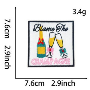 Hot melt glue* wine glass