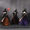Wholesale Halloween Witch Doll Tree Star Decoration - Plastic Desktop Figurine for Party Resale Gift