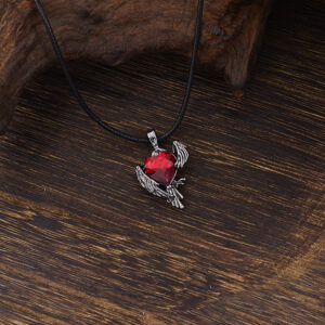 Crow leather rope necklace 1 piece