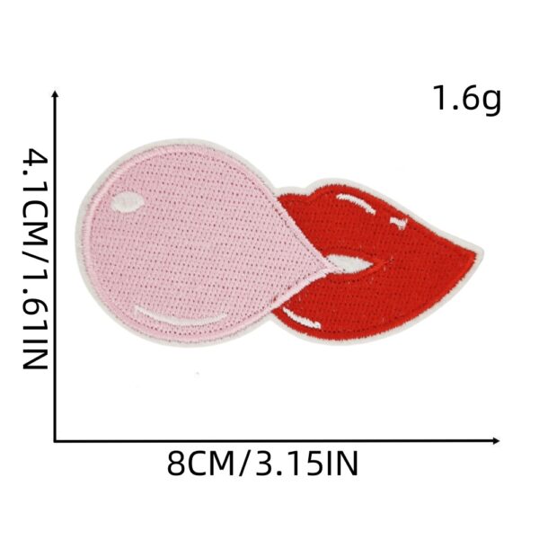 Wholesale Polyester Colorful Embroidered Patches for Bags Trendy Resale Accessory