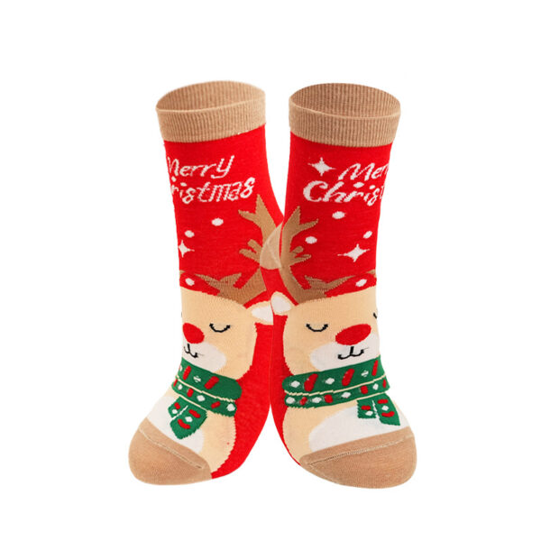 oly-d55ee7e827abd7f0edfe680e7c3e851f Wholesale Christmas Cartoon Mid Calf Socks for Women Winter Polyester Cotton Gift Boutique Resale