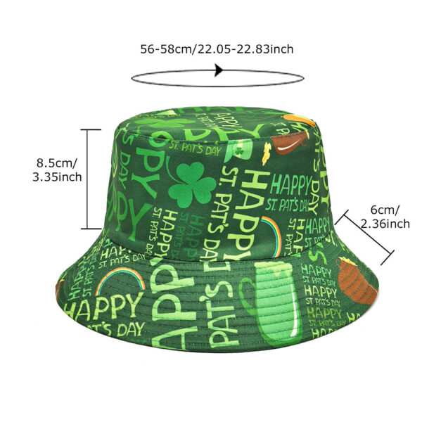 oly-d56a5f9dc732214a5d4c11e9dbc7d137 Wholesale St. Patrick's Day Clover Fisherman Hat Sun Hat for Women Gift Resale