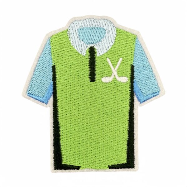 oly-d56b2b5bd2ea16cf1d18365f27d67ba3 Wholesale Trendy Cartoon Golf Embroidery Patch Green Iron-On Clothing Accessory