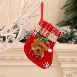 Red bell socks bear [16*13cm16g]