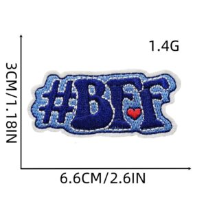 Embroidery Cloth Stickers in English