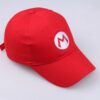 oly-d5d4cd408884b8c23728679330c65dd5 Wholesale Chic Red Embroidered Anime Letter Cotton Baseball Cap Sun Hat Fashion Accessory