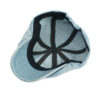 Wholesale Chic Octagonal Cap Black Sunscreen Hat Short Brim Dome Top Four Seasons Gift for Casual Wear
