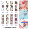 oly-d5f518dc3824bb1c9dc29cb84c1c818b Wholesale 2/8/16pcs UV DTF Stickers Bark Humanoid Sapling Sport Music Balloon Cartoon Patterns Pen and Bookmark Stickers OLY Exclusive