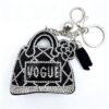 Wholesale Rhinestone Letter Keychain Bag Charm Car Key Accessory Gift