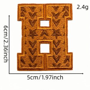 Letter cloth patch h
