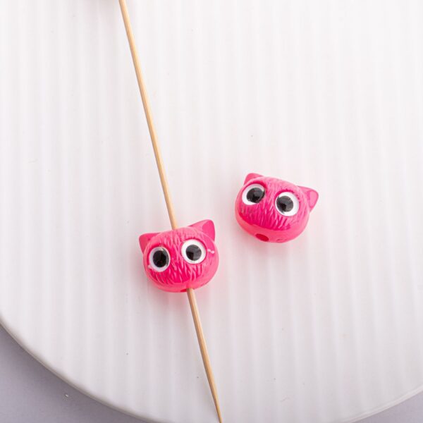 Wholesale Cute Owl Acrylic Loose Beads Solid Color DIY Fashion Accessory for Bracelet and Car Decor Gift