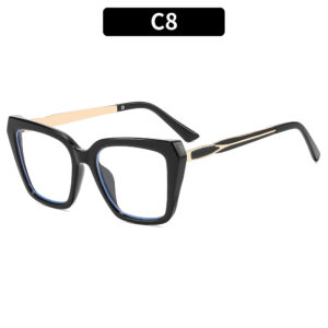C8-black frame white film
