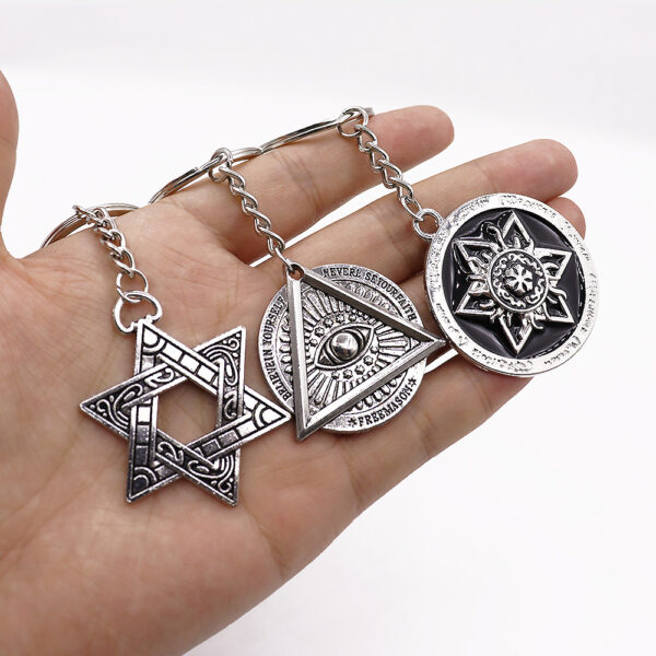 oly-d6292b5bb9ce221f20591d003da9e293 Wholesale Zinc Alloy Keychain with Single Wing Pendant, Hip Hop Style Bag Charm for Everyday Use